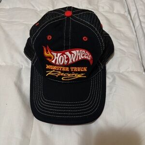 Hot Wheels Black Monster Truck Racing Hat